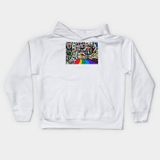 Tv color explosion Kids Hoodie